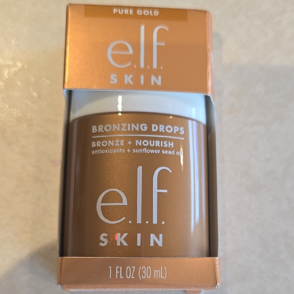 ELF Bronzing Drops in Pure Gold 1 fl oz Full Size